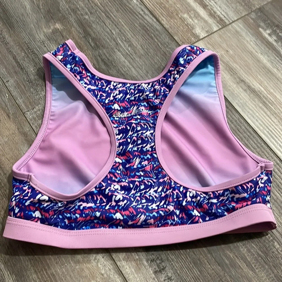 Eddie Bauer Girl’s 2 piece Reversible Swimwear Set - Picture 5 of 8